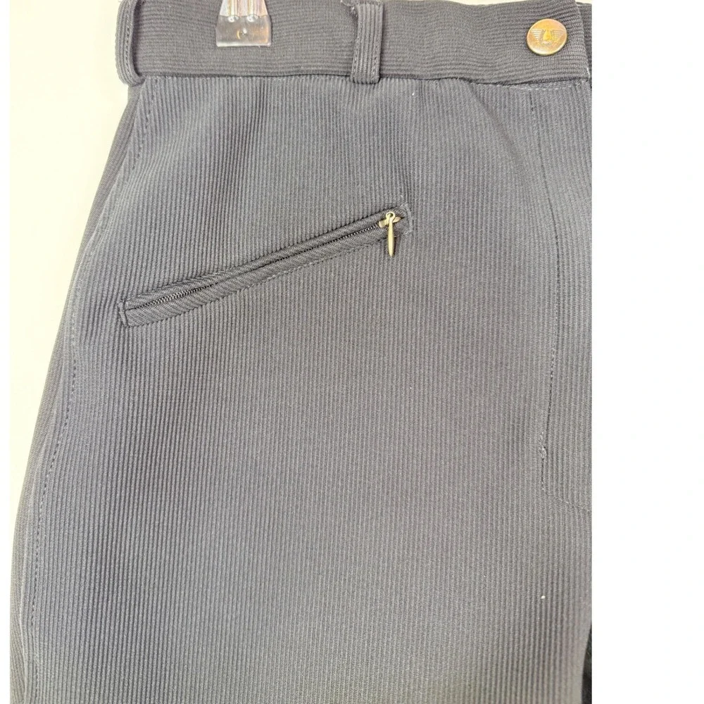 Tuff Rider Breeches Women's 30 Riding Pants Ribbed Equestrian Black - Picture 2 of 10